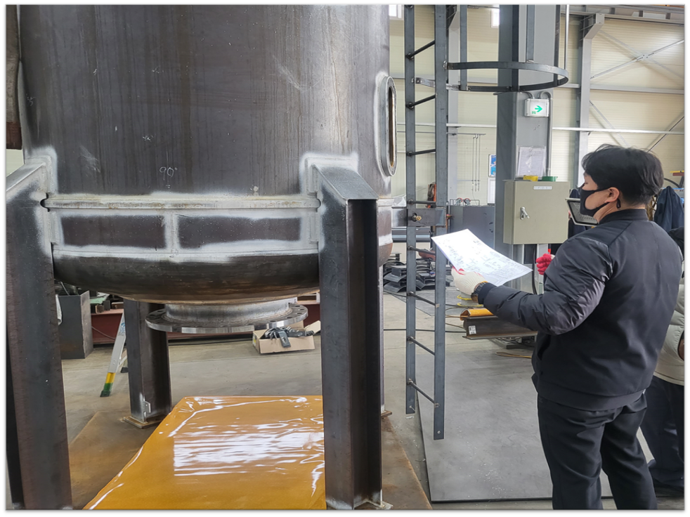 VESSEL 공정 5단계: 검수